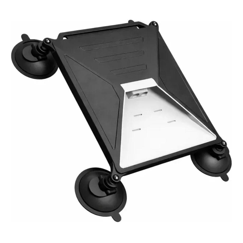 Suporte Case Silicone Com Ventosa Veicular P/ Starlink Mini Preto