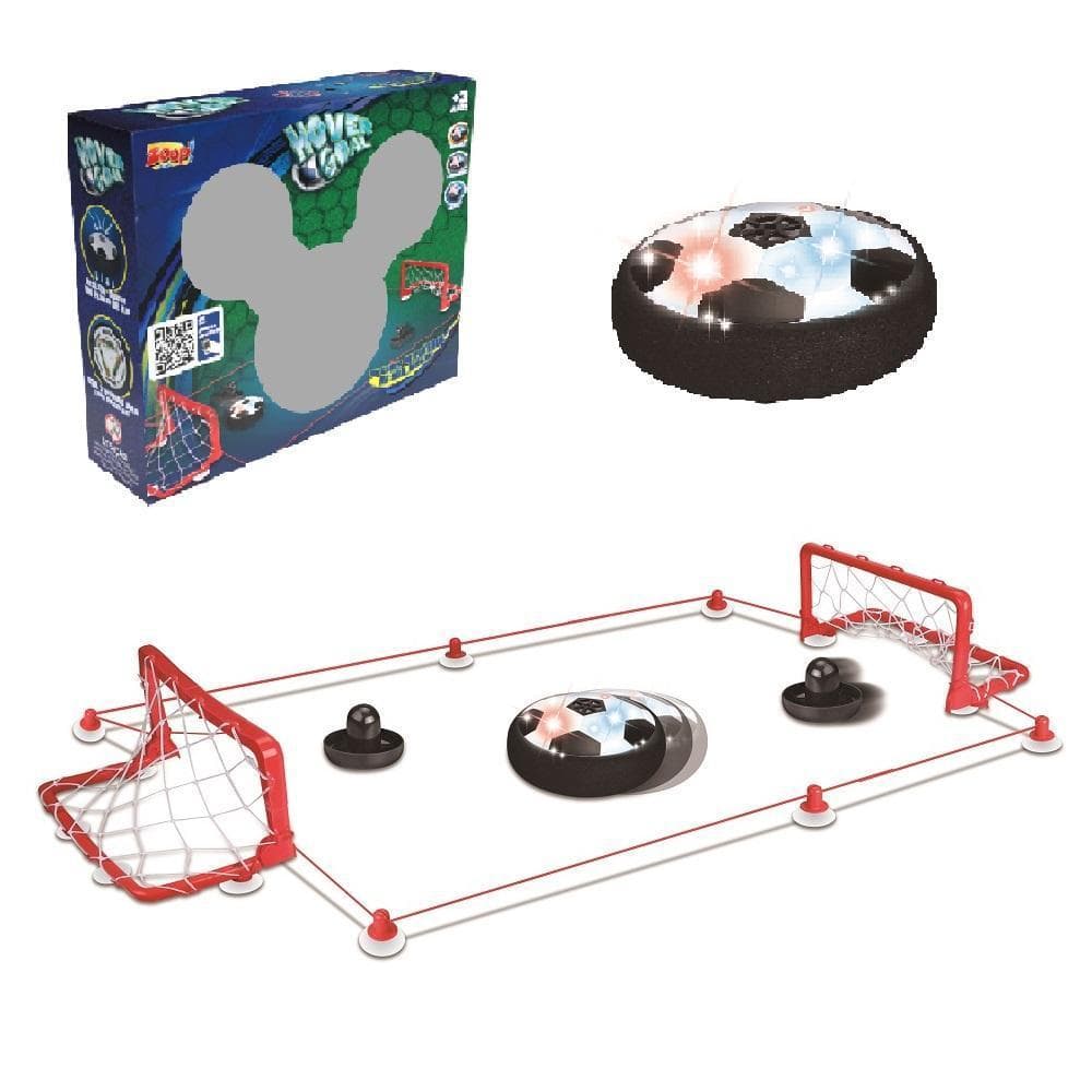 Jogo Hover Goal Bola Flutuante Com Led Futebol De Mesa -zoop Preto