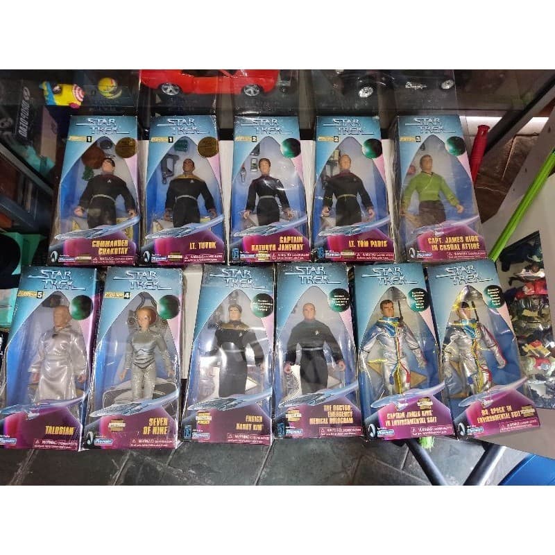 Bonecos coleção Star Trek 28cm jornada nas Estrelas lacrados Star Wars