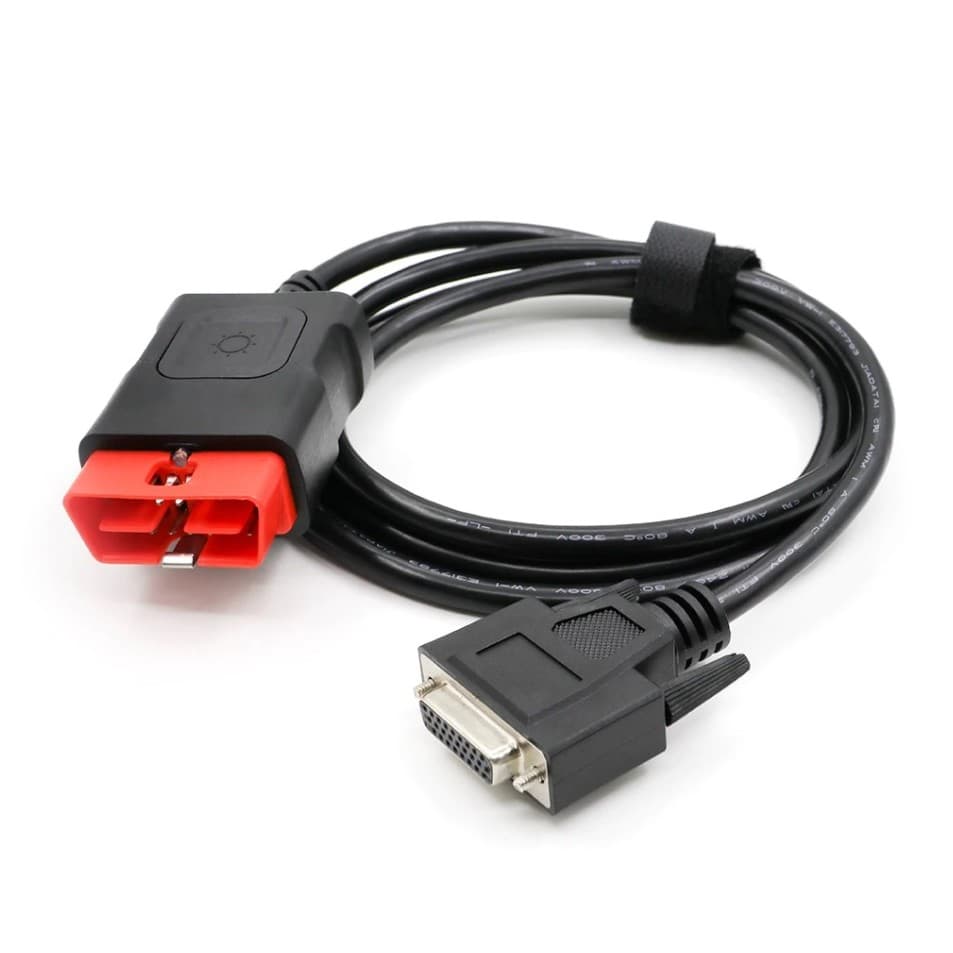 Cabo de Comunicação Principal Obd2 com Scanner Delphi Auto com 16 Pinos Db26 pinos