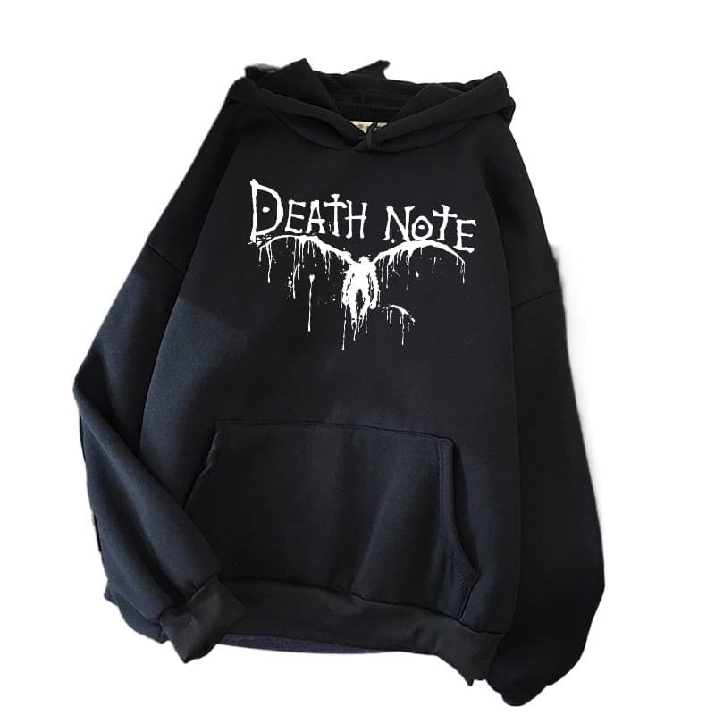 Moletom Canguru Com Bolso Blusa Unissex Death Note Ryuk Anime Estampado Flanelado