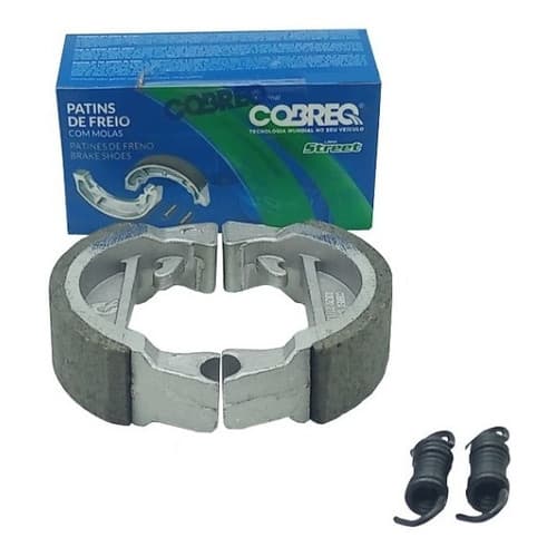 LONA PATIM DE FREIO DIANTEIRO / TRASEIRO COBREQ PARA MOBYLETE