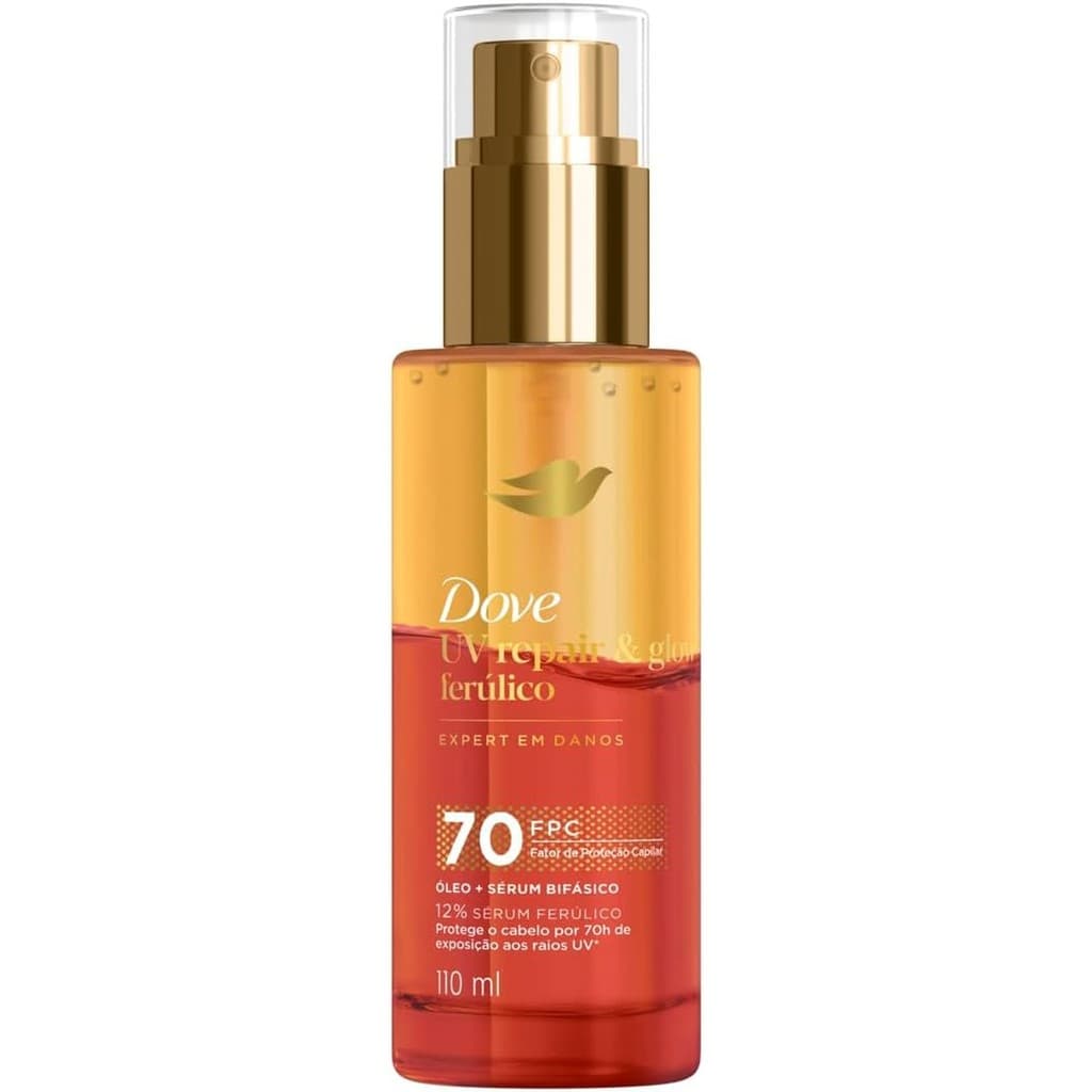 Dove Óleo Sérum Bifásico UV Repair e Glow Ferúlico 110ml