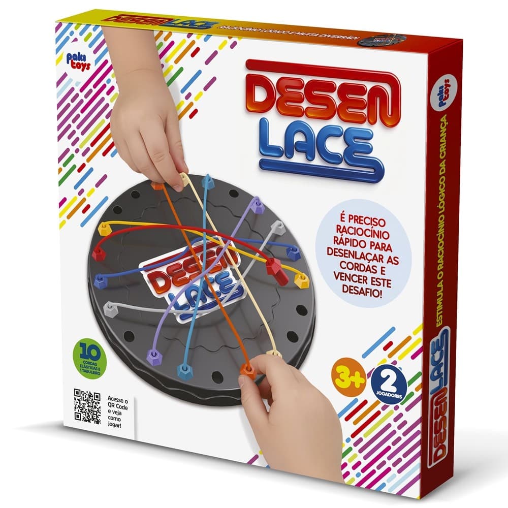 Jogo Desenlace Brinquedo Tabuleiro Desafio Logico