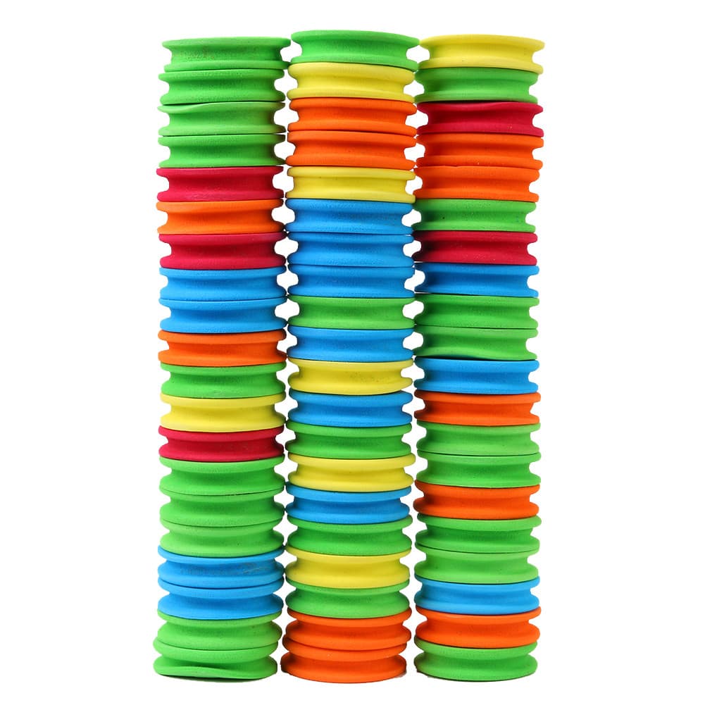 45x10mm 100 Unidades/Pacote Linha De Pesca Colorida Eixo Principal Placas De Enrolamento Bobinas De Espuma Carretéis Pro