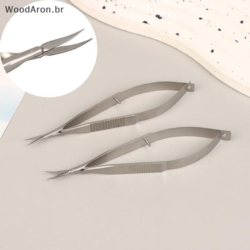 WoodAron Tesoura De Cauda De Andorinha Russa , Beleza , Remoção De Unhas , Pele Morta , Farpas Curvadas , Aço Inoxidável