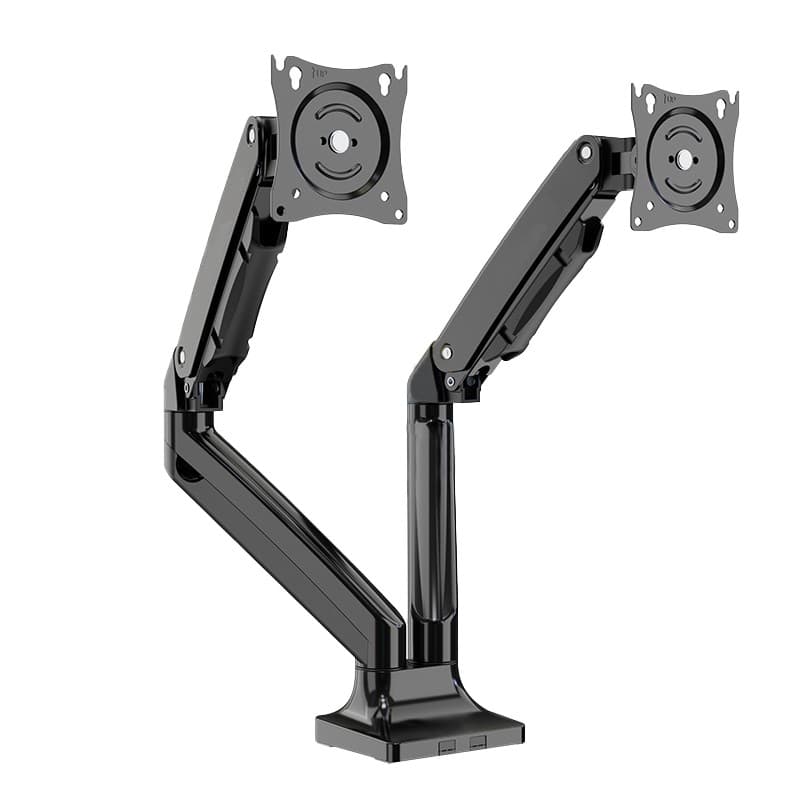 MT-DUO-1732 Suporte para 02 Monitores Ate 32 Polegadas, suporte duplo para 02 monitores ate 32 pol, suporte de bancada,