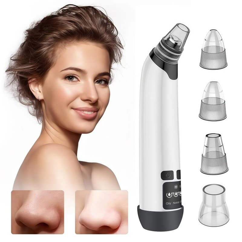 Removedor Cravos e Espinhas Extrator de Cravos Sucção a Vácuo Aparelho Recarregável Vem Com Uma Agulha Para Acne