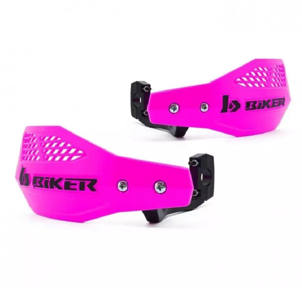 Protetor de Mão  A1R (HASTE NYLON) Off Road Motocross Veloterra Rosa - Biker
