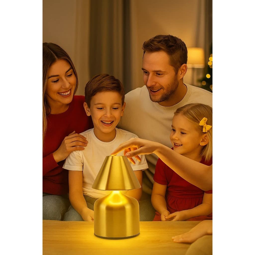 Mini Luminária de Mesa USB Portátil Colorida Abajur Estudo Leitura Luz Noturna
