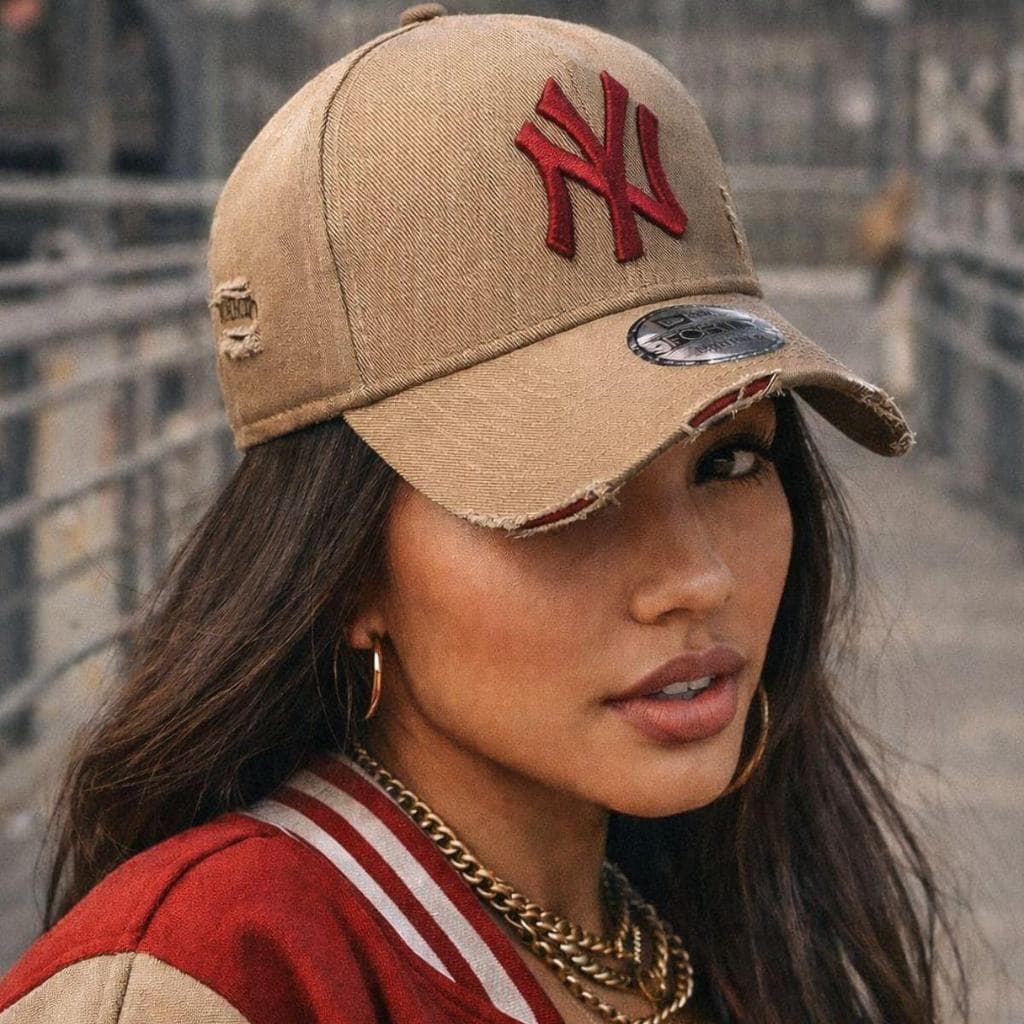 Boné NY Destroyed  — O Estilo das blogueiras - rasgadinho