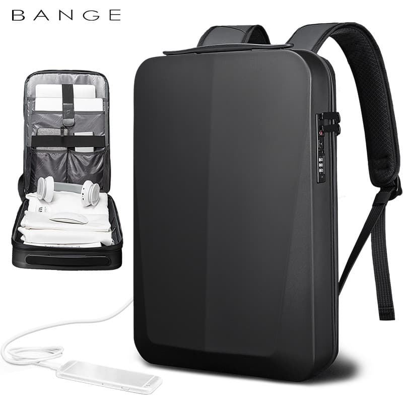 Nova mochila masculina mochila High-End casca dura saco de computador masculino mochila de negócios à prova dwaterproof