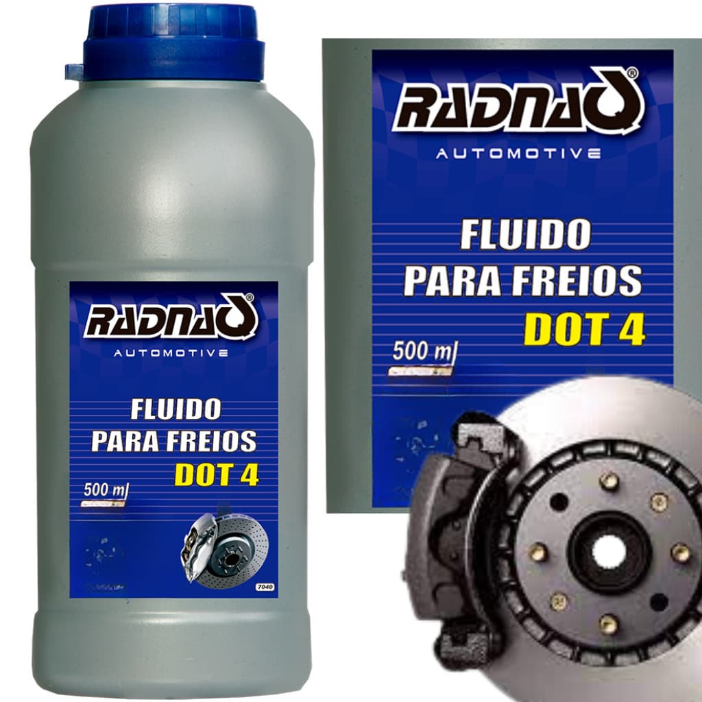 Fluido Oleo De Freio E Embreagem Dot4 500ml - Radnaq
