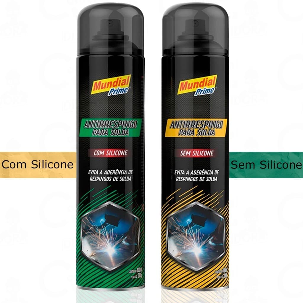 Antirrespingo De Solda 400ml Com ou Sem Silicone Spray Anticorrosivo 280g - Mundial Prime