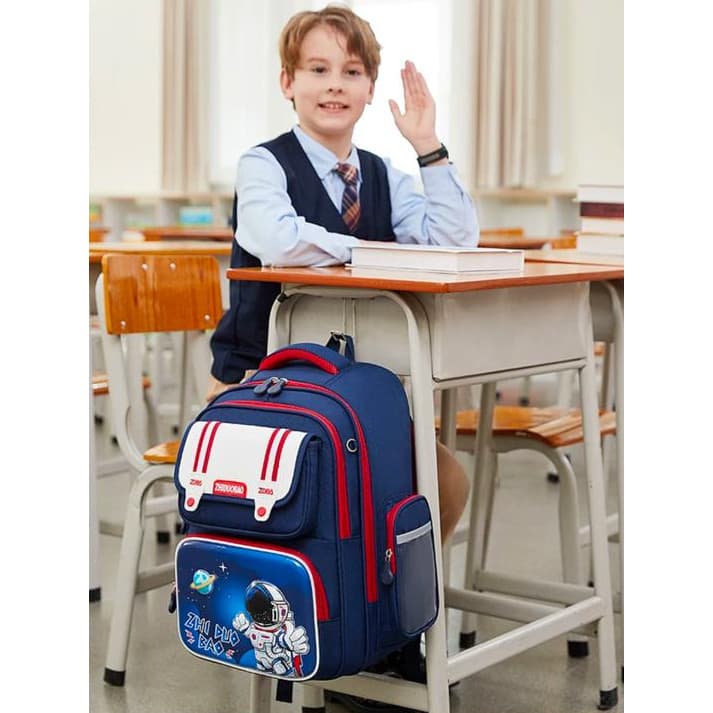 TOMI MITO Mochila Escolar Infantil Menino Menina Astronauta Desenho F05