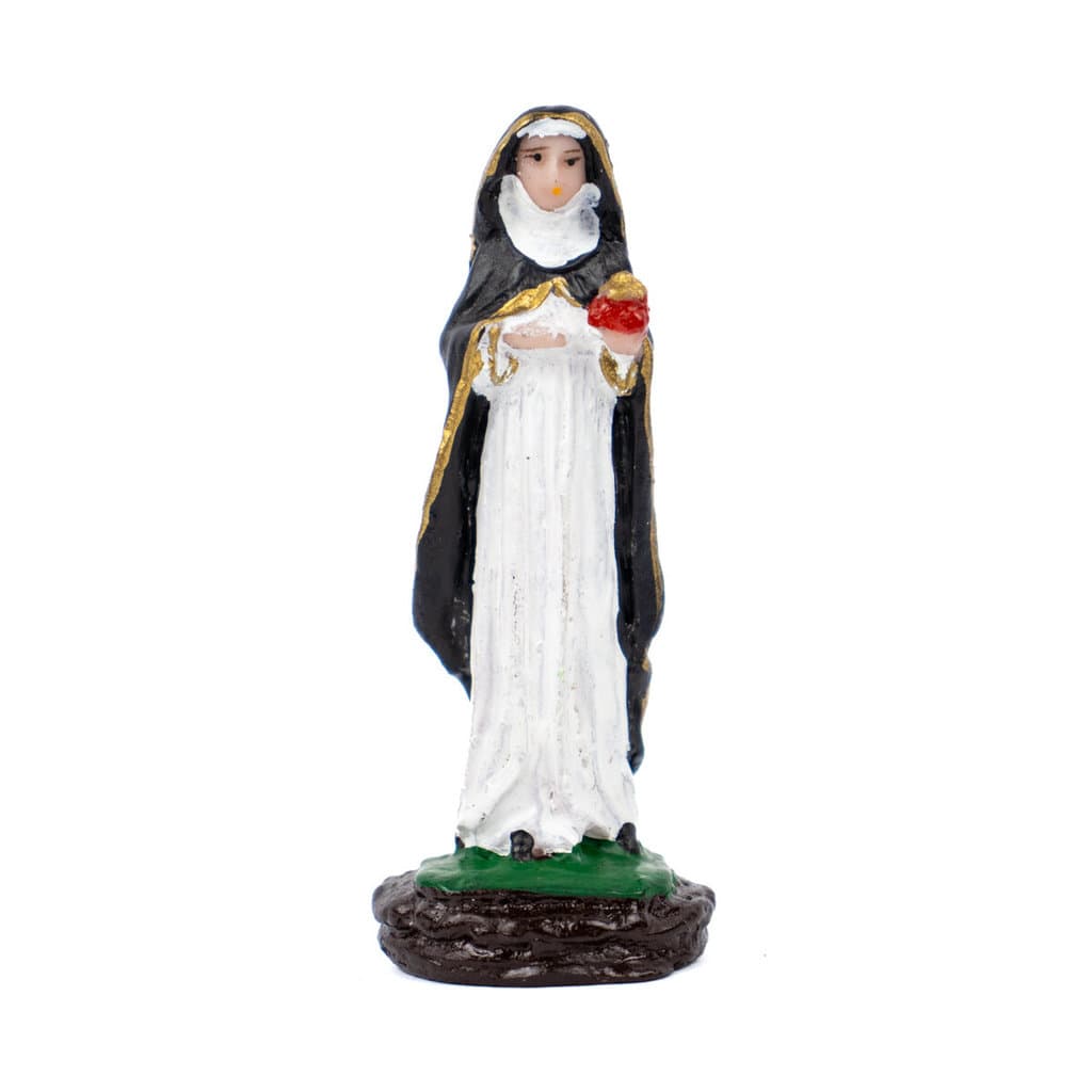 Escultura Santa Edwiges 8 cm em Resina