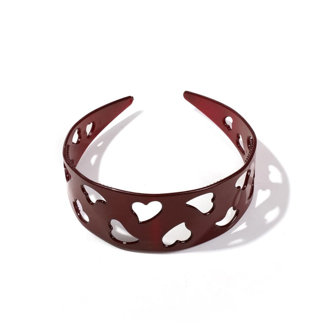 1 Peça Nova Faixa De Cabelo Em Formato De u , Pente De Dente , Tiara De Dia Dos Namorados , Alto Cranio Com Dentes Cabeç