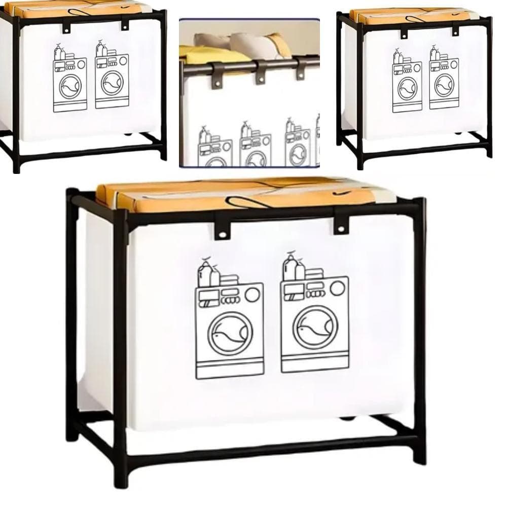 CESTO ROUPA SUJA LAVANDERIA ORGANIZADOR FORRO REMOVIVEL DOBRAVEL BRINQUEDOS MULTIUSO DESMONTAVEL QUARTO BANHEIRO