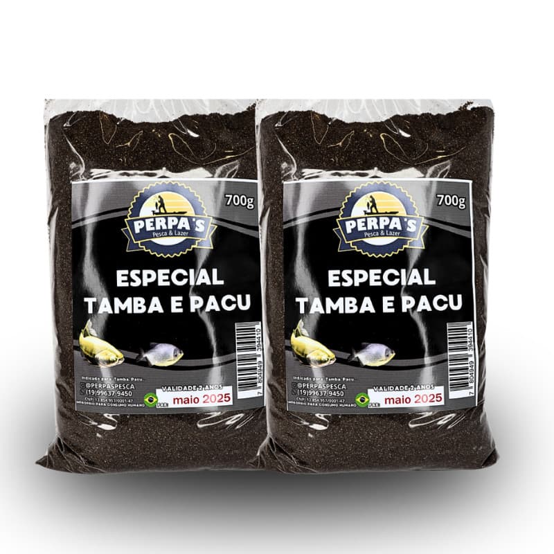 Kit C/ 2 Massa Perpas Pesca Especial Tamba E Pacu (700g cada)