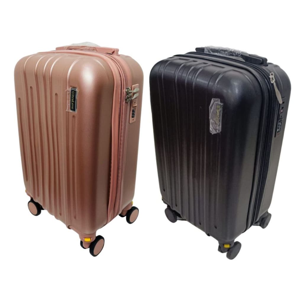 Kit Duas Malas de Bordo 10kg Lisboa Giratória 360°; Envio Imediato