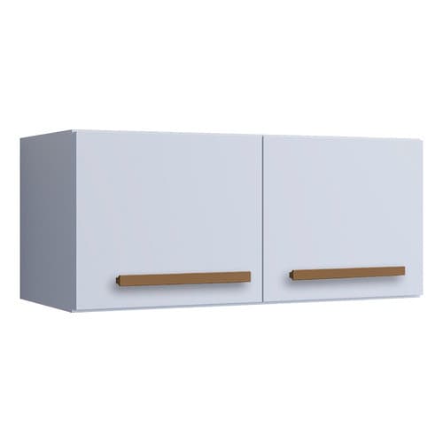 Armário Aéreo 2 Portas Cozinha C/ Kit Fixação Resistente