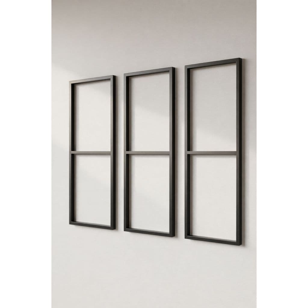 3x Suportes Para Prateleira Parede/Teto 60x30cm - Estilo Industrial