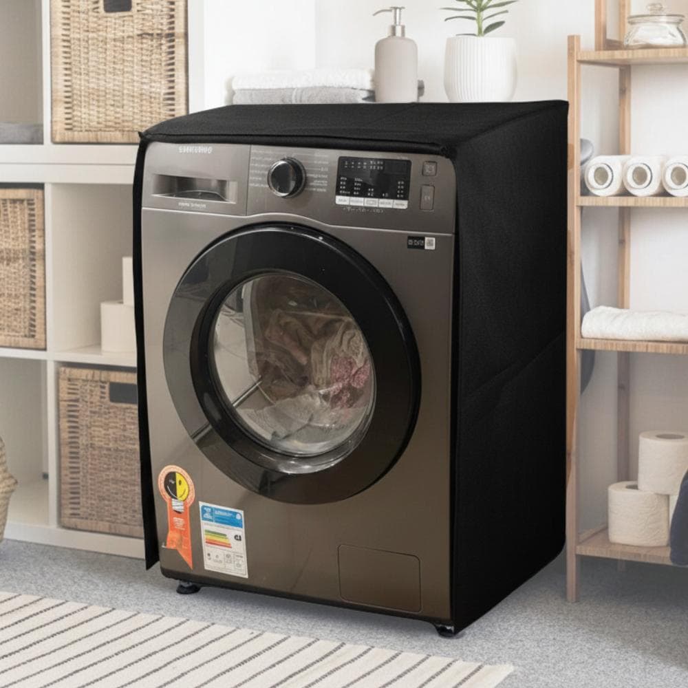 Capa Protetora Para Máquina de Lavar Frontal Lava e Seca Samsung LG Midea 10 kg 11kg Com Ziper