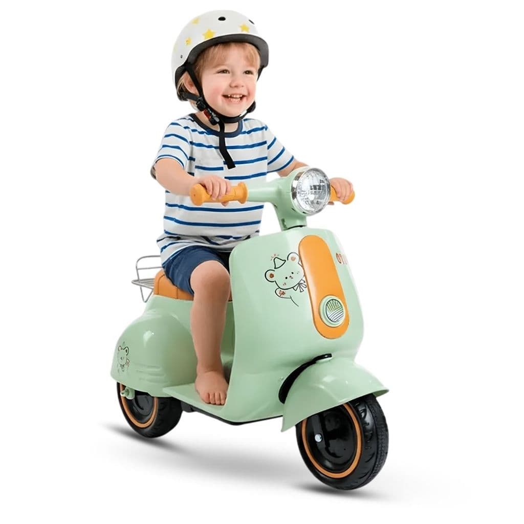 Triciclo Infantil Avespa Elétrico Pimpi Scooter - Verde