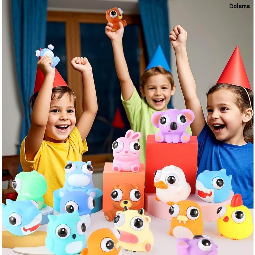 Brinquedo anti stress Brinquedo Sensorial Squishy Anti Stress Animal Olhos Saltados Engraçados Relaxar