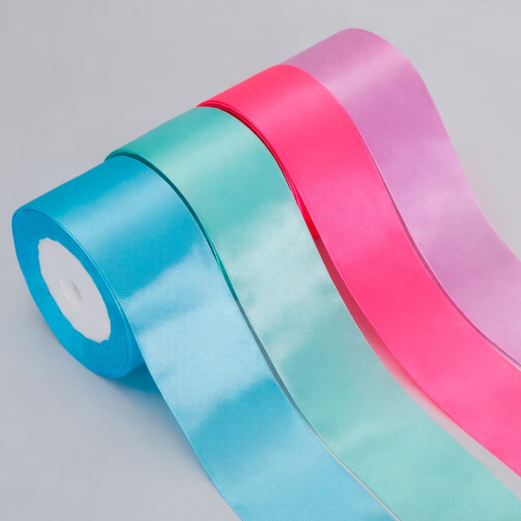 Fita de Cetim Nº 9 (38mm) – Rolo com 23m ou 45m | Laços e Artesanato | Diversas Cores