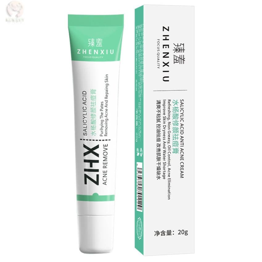 Creme hidratante para acne contendo ácido salicílico, melhora cravos, ilumina o tom da pele e controla o envelhecimento