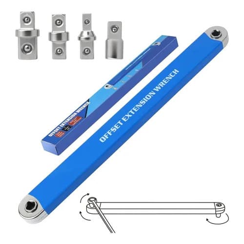 Kit De Extensão De Braço De Chave Catraca De Aço Carbono Para Ferramentas De Reparo Automotivo