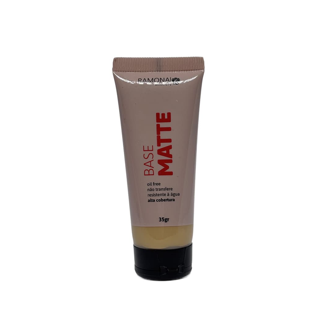 Base Matte Cor 03 Bege Médio 35gr - Ramona Make Up