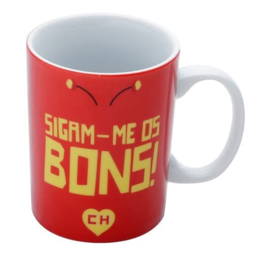 Mini Caneca Chapolin Porcelana Vermelha - 135 Ml Coleção Vermelho
