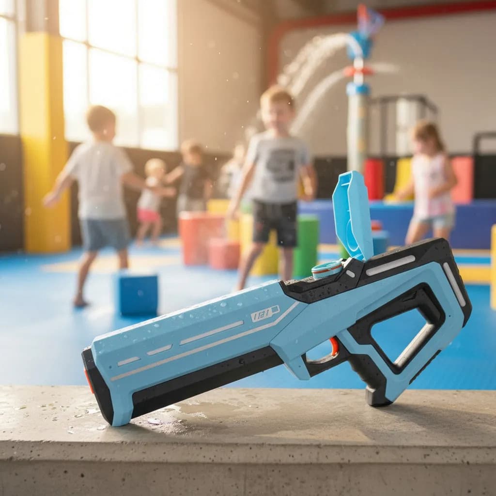 Pistola De Água Elétrica Automática C/ Absorção De Água