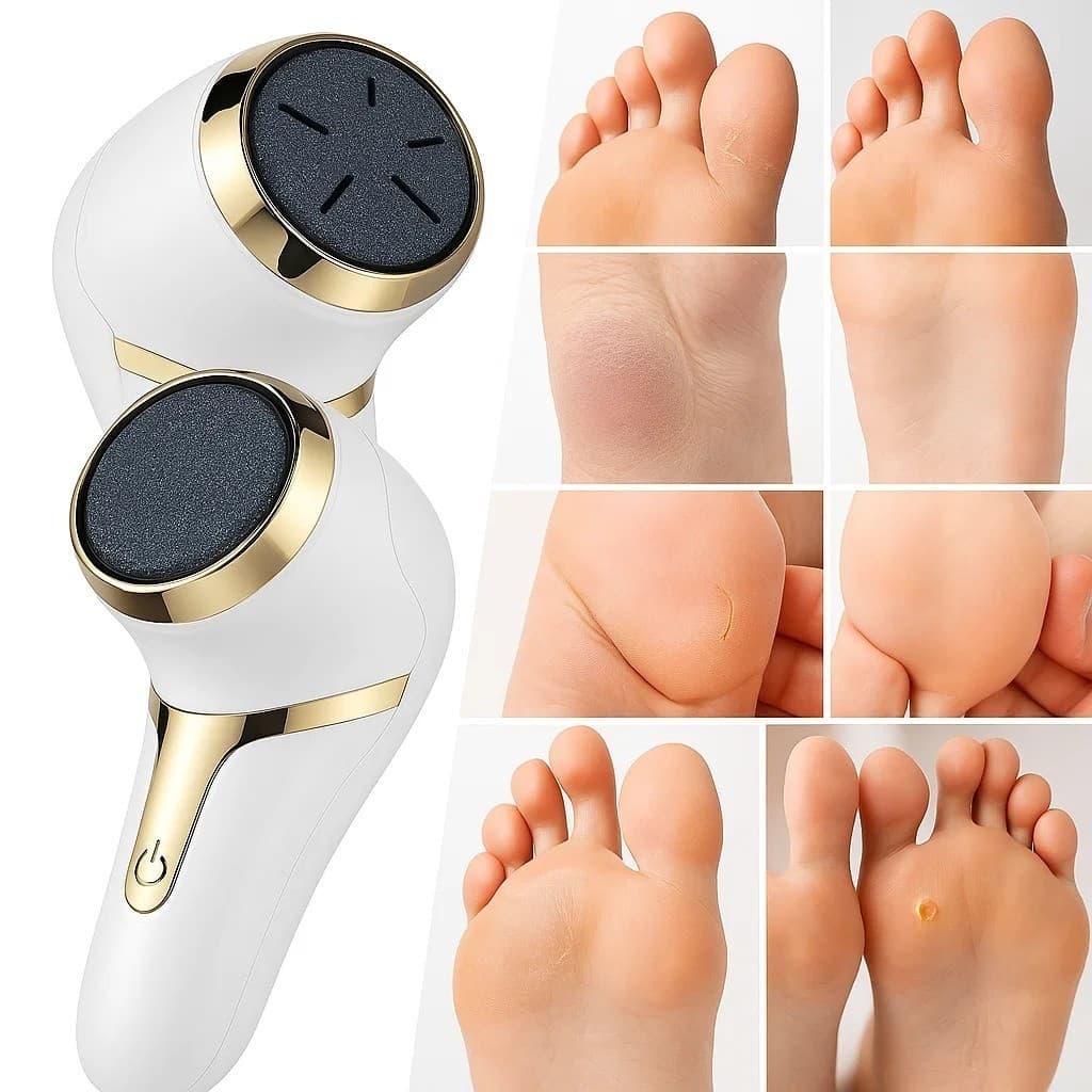 Esfoliador Elétrico Pés Portátil Pedicure Removedor Calos Lixa Rotativa Cuidados Profissionais