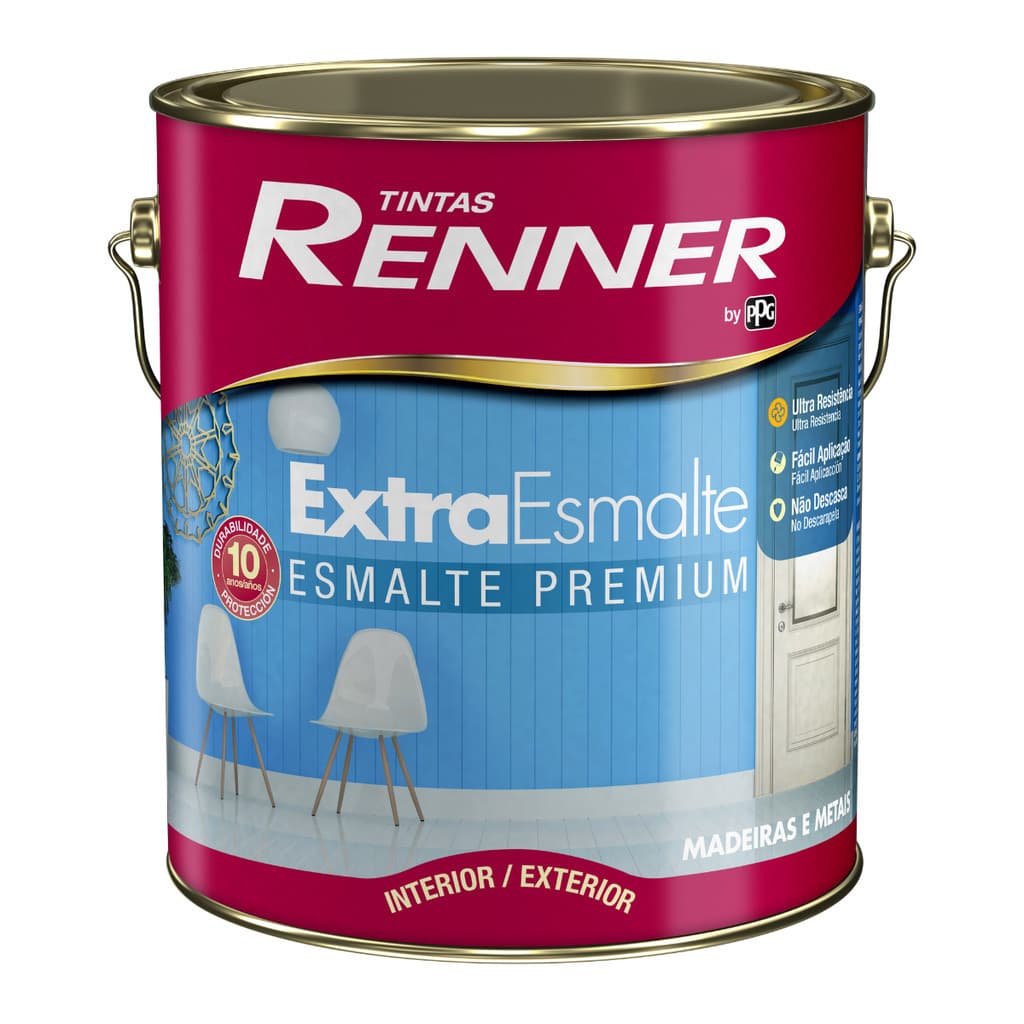 Esmalte Sintético Extra Premium Portão Janela 3,6L Ferrugem