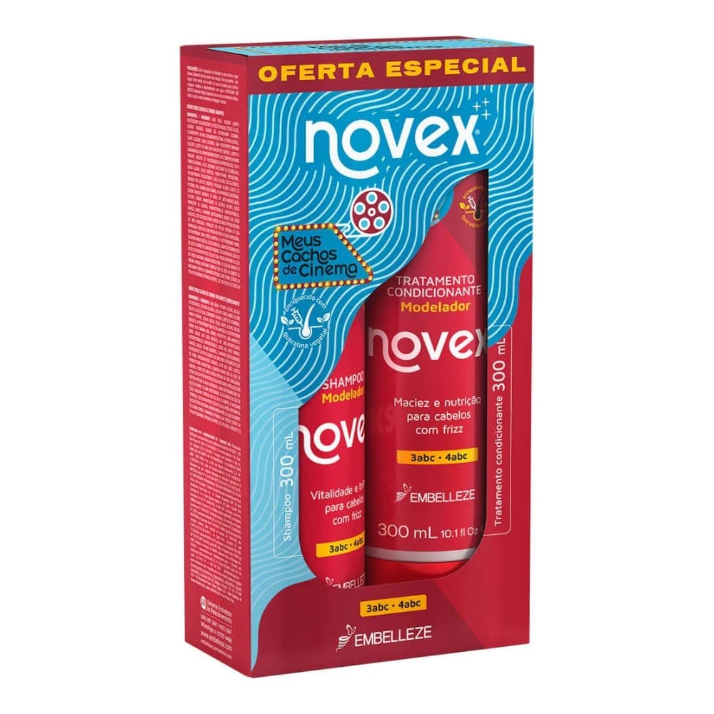 Shampoo e Condicionador Novex Meus Cachos de Cinema