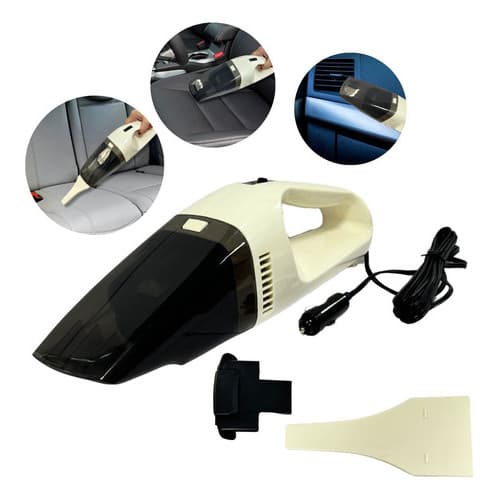 Aspirador De Pó Automotivo Carro 12v Portátil Potente Filtro Preto 12v