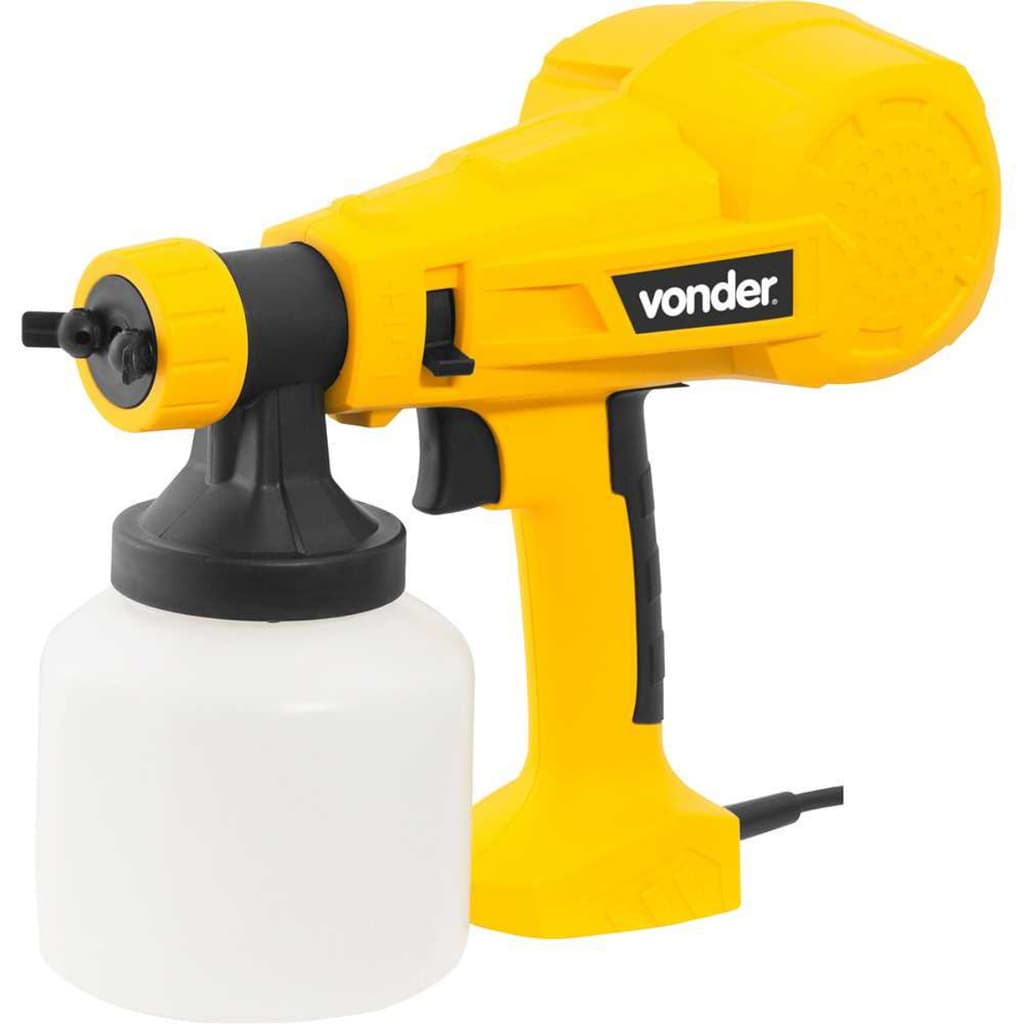 Pistola de Pintura Elétrica Vonder PEV400 220V HVLP Reservatório 800ml Bico 2,6mm