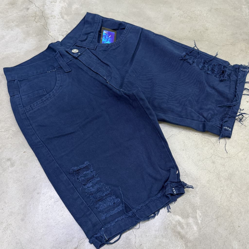 Bermuda Sarja Masculino Jogador Shorts Casual
