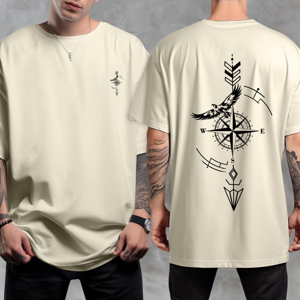 Camisa Camiseta Estampada Rosa dos Ventos 100% Algodão Fio 30.1 Envio Imediato