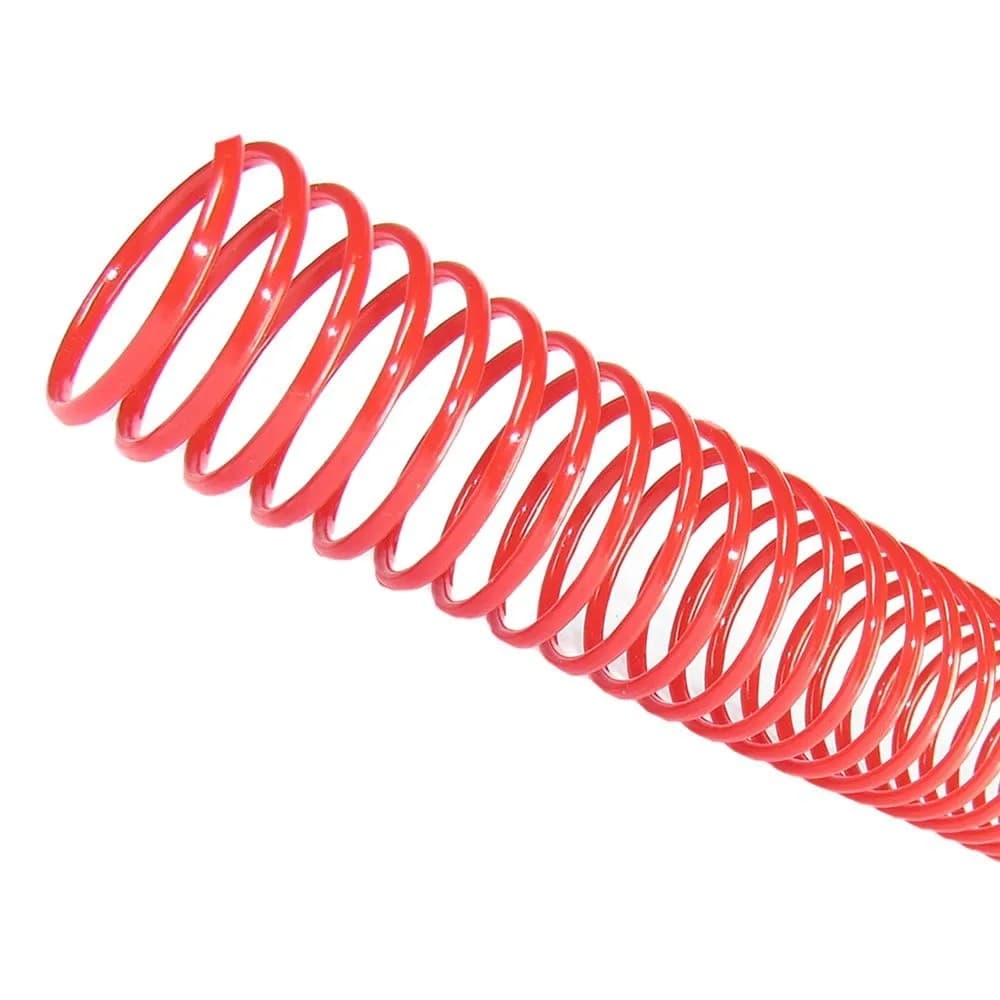 ESPIRAL 25MM VERMELHO PACOTE COM 10 UNIDADES