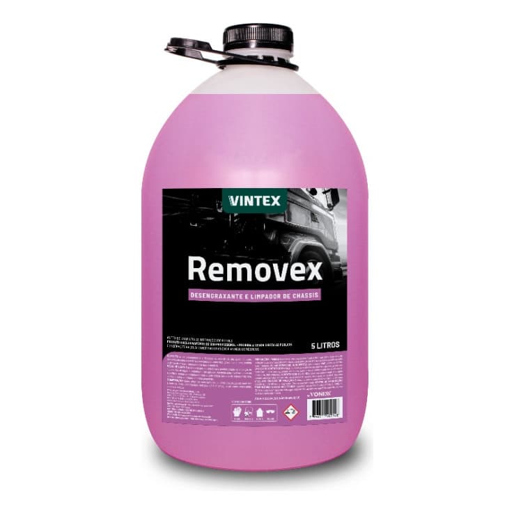 Desengraxante Removex 5L Vintex Limpeza Pesada Chassis Motor De Alta Performance Automotiva Oficinas