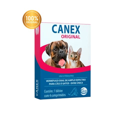 Vermífugo para Cães e Gatos Canex Original Ceva