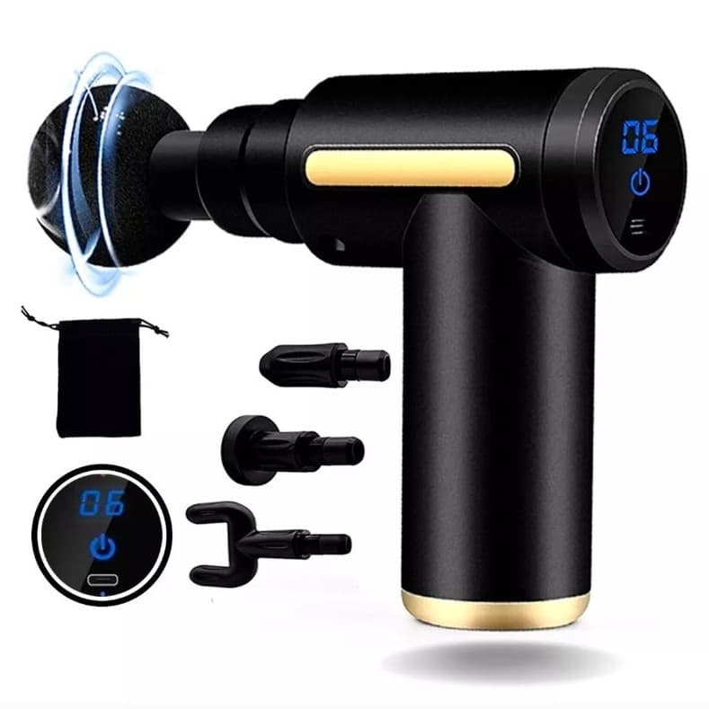 Massageador Elétrico Profissional Com Visor Portátil 6 Velocidade Massagem Alta Frequência Original