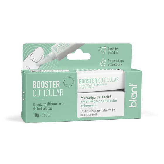 Caneta Booster Cuticular Blant 10g – Hidrata, Regenera e Fortalece Cutículas Secas e Danificadas