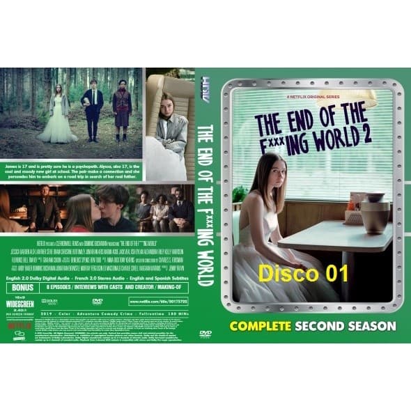 Dvd The End of the F***ing World - 2ª Temporada Completa - Legendado ou Dublado - 02 Discos - dvd