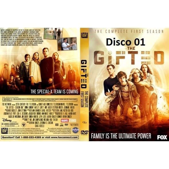 Dvd The Gifted - As 2 Temporadas Completas - Legendado ou Dublado - 06 Discos - dvd