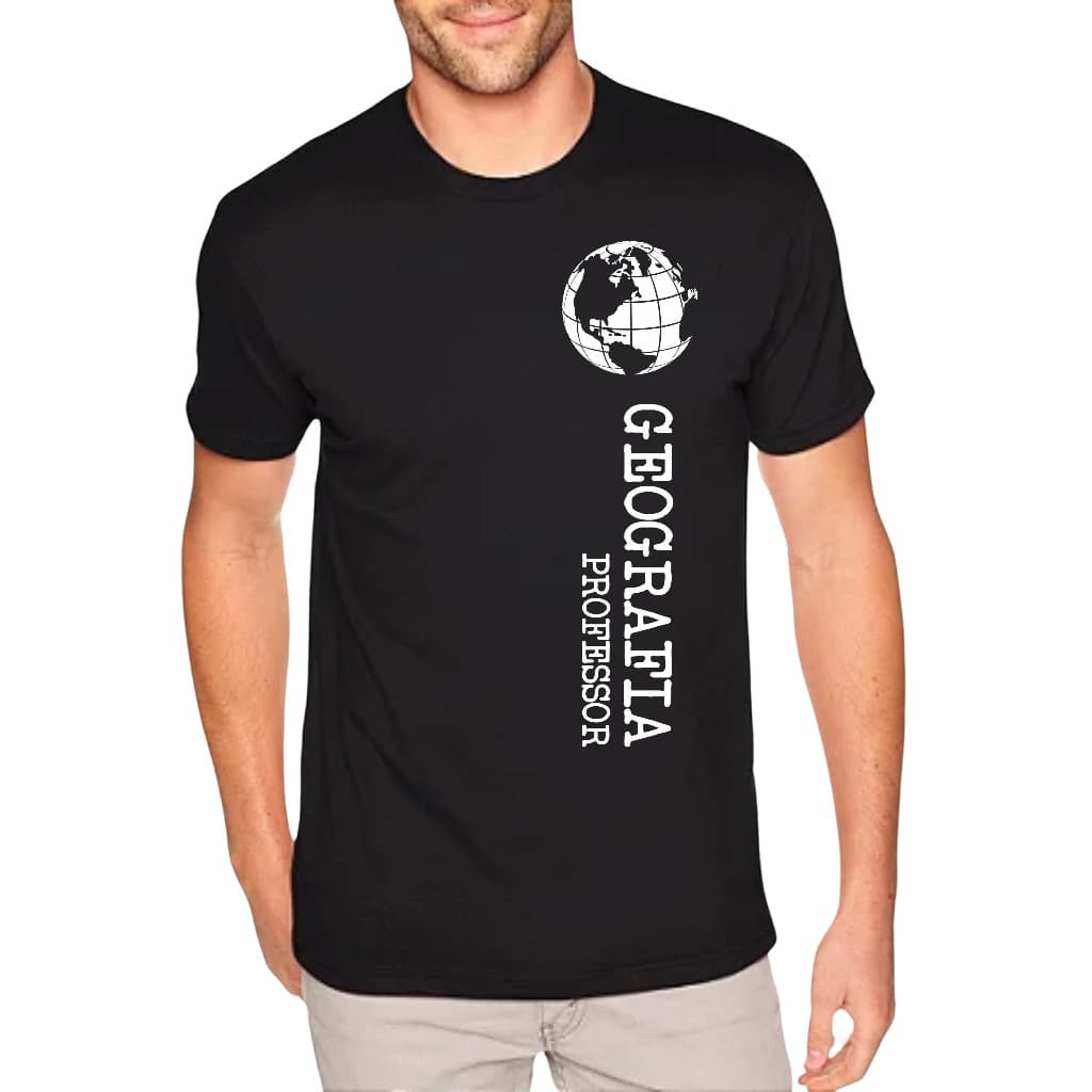 CAMISETA PROFESSOR GEOGRAFIA FIO 30.1. ENVIO RÁPIDO.